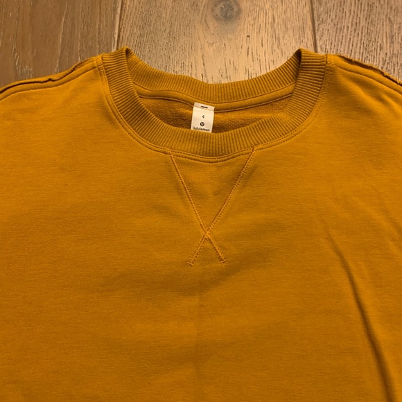 Lululemon Fools Gold All yours cropped crew size 4 - Picture 4 of 8